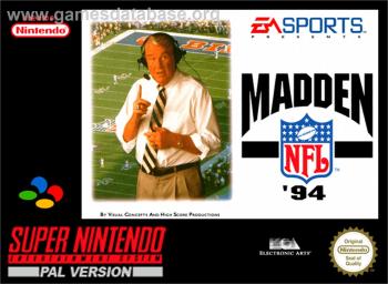 Play Madden NFL '94 for Nintendo Super Nintendo Online